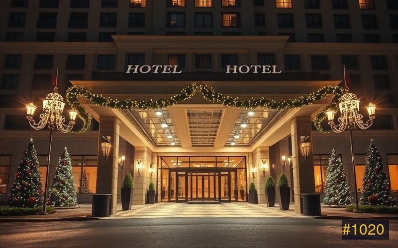 Hotels &amp; Resorts holiday lighting